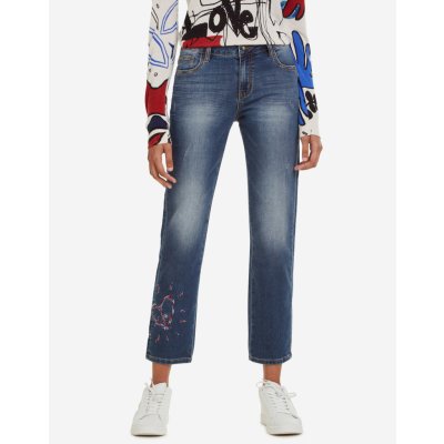 Desigual džíny Denim Sanford modré