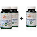 Bio Detox 2x Vitamín K2 120 tablet + 1x vitamín K2 120 tablet – Hledejceny.cz