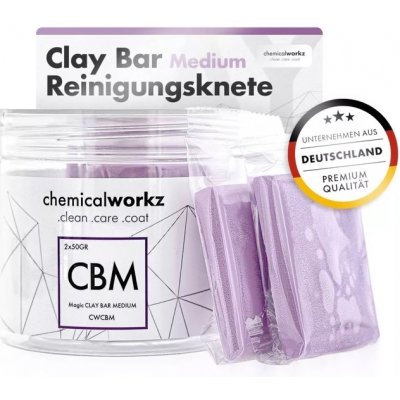 ChemicalWorkz Medium Magic Clay Bar 2 x 50 g – Zbozi.Blesk.cz