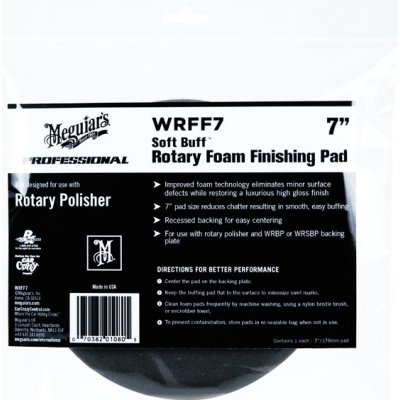 Meguiar's Soft Buff Rotary Foam Finishing Disc 7"