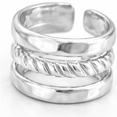 Ozdoby do copánků – stříbrné kroužky 10ks – Sleviste.cz