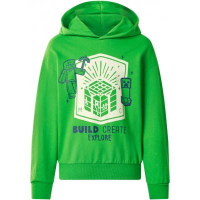 Chlapecká mikina Minecraft zelená – Zboží Dáma