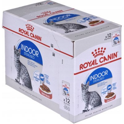 Royal Canin Indoor Sterilised v omáčce 12 x 85 g – Sleviste.cz