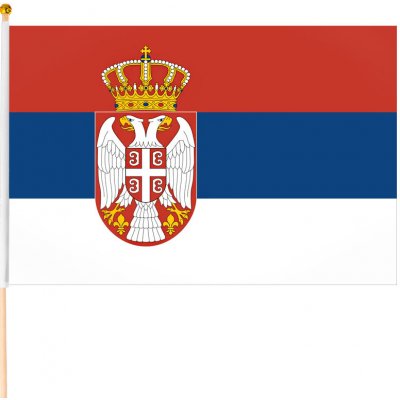 Srbsko vlajka 40x30cm – Hledejceny.cz