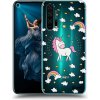 Pouzdro a kryt na mobilní telefon Honor Picasee silikonový průhledný obal pro Honor 20 Pro - Unicorn hvězdné nebe