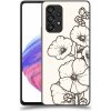 Pouzdro a kryt na mobilní telefon Samsung Pouzdro ACOVER Samsung Galaxy A53 5G s motivem Flower