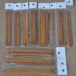 Pletací jehlice - ponožkové bambusové malé č. 5 mm – Hledejceny.cz