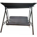 Rojaplast Rattan zahradní houpačka šedá 205 cm, 175 cm, 140 cm – Zboží Dáma Rojaplast Rattan zahradní houpačka šedá 205 cm, 175 cm, 140 cm – Zboží Dáma