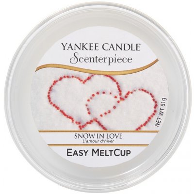 Yankee Candle Scenterpiece Meltcup vosk Snow In Love 61 g – Zboží Mobilmania