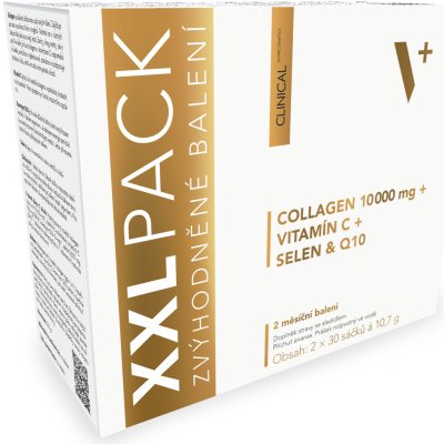 Clinical Collagen+vit.C+selen&Q10 ananas 60 x 10.7 g – Hledejceny.cz