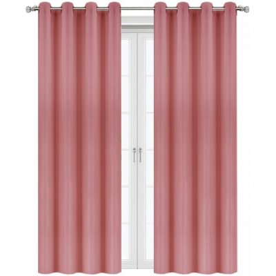 BytoTex Zatemňovací závěsy Blackout 100% ZG-1, 150x250 cm-růžová – Hledejceny.cz