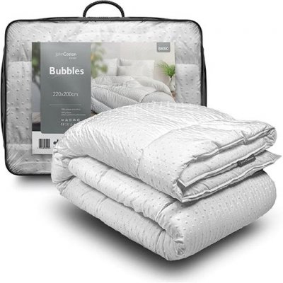 John Cotton Prošívaná celoroční přikrývka BUBBLES mikrovlákno 220x200 – Zboží Mobilmania