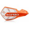 Moto řídítko ACERBIS chrániče páček X-FUTURE VENTED oranžová/bílá uni