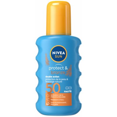 Nivea Sun Protect & Bronze intenzivní spray na opalování SPF50+ 200 ml