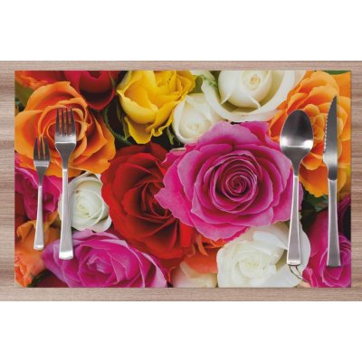 Impar prostírání Barevné růže 42x28cm – Zboží Mobilmania