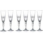 RCR Křišťálové skleničky na šampaňské Melodia 6 x 160 ml – Zboží Dáma