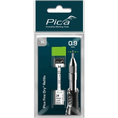 Pica Náhradní tuhy do mikrotužky FINE DRY - H + 2* náhradní guma 7050/SB – Zboží Živě