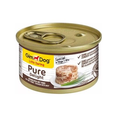 Gimdog Little Darling Pure Delight Chicken with Beef 85 g – Hledejceny.cz