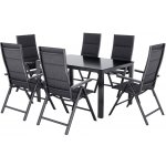 LIVARNO Sada hliníkového zahradního nábytku Houston/Toronto, 7dílná, šedá – Sleviste.cz