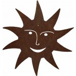 CORGARDEN Zahradní dekorace slunce 49 x 49 cm, corten CORGARDEN 1066 – Hledejceny.cz