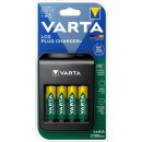 Klasické nabíječky Varta LCD Plug Charger + 4x AA 2100mAh 57687101441