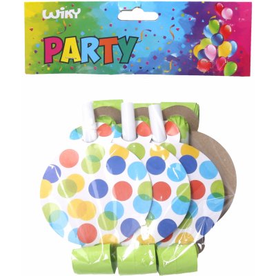 wiky Párty frkačky TEČKY 6 ks – Zboží Dáma