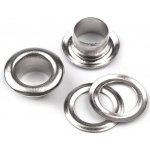 Průchodky s podložkou vnitřní Ø6 mm / vnější Ø11 mm nikl 20pár – Zboží Mobilmania