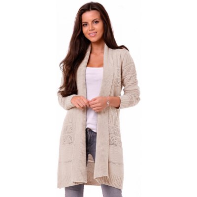 Nádherný kardigan MARGARET béžový – Sleviste.cz