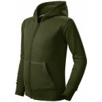 Malfini Trendy Zipper 412 mikina dětská military – Zbozi.Blesk.cz