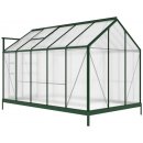 IWHOME DEMETER A101-D 5,93m² green 201x190x312 cm PC 4 mm + základna IWH-10270004