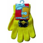 Sun City Chlapecké rukavice Simpsonovi prstové přechodové Černá – Zboží Mobilmania