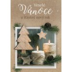 Pohlednice Vánoční svíčky – Zboží Mobilmania