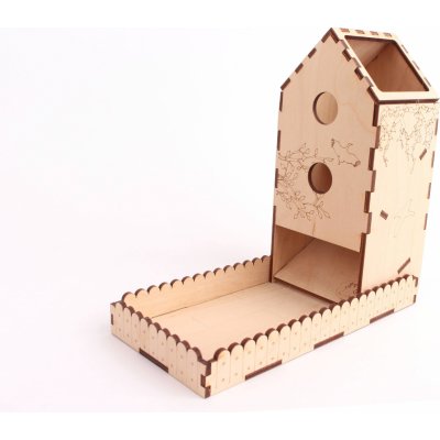 Myší Doupě Dřevěná házecí budka Na křídlech – Zboží Živě