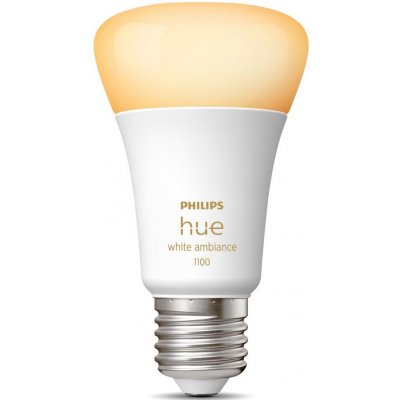 Philips HUE LED žárovka, 8 W, 1100 lm, teplá–studená bílá, E27 PHLEDH8719514291119