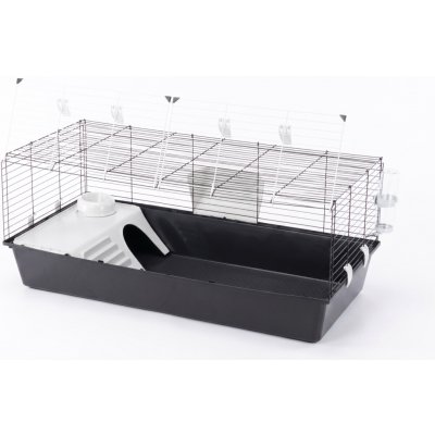 Ferplast Klec Rabbit 120 s výbavou 118 x 58,5 x 49,5 cm černá – Zboží Mobilmania