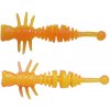 Návnada a nástraha Berkley Powerbait Power Larvae Fluo Orange Sunshine Yellow 4 cm 12 ks