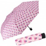 Derby Mini Trend Gemustert dámský skládací deštník růžový – Zboží Dáma
