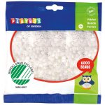 Playbox Zažehlovací korálky - 6 000 ks - bílé – Sleviste.cz