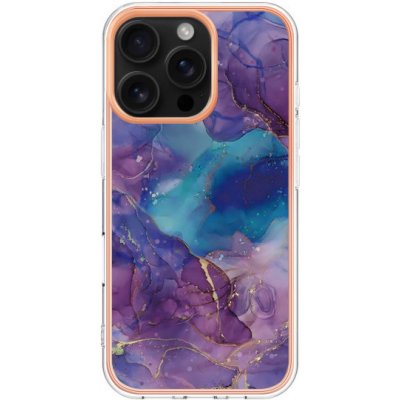 AppleKing mramorový ochranný kryt pro iPhone 16 Pro Max - fialový – Zboží Živě