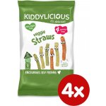 Kiddylicious Zdravé zeleninové tyčinky Veggie Straws MULTIPACK 4 x 12 g – Zbozi.Blesk.cz