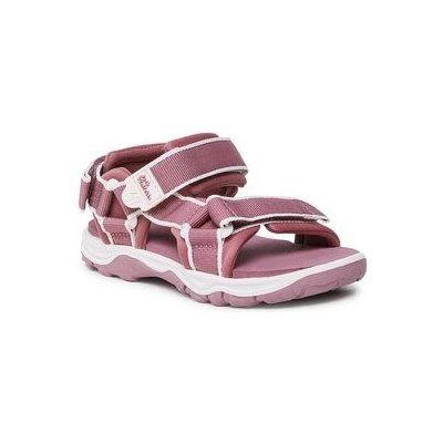 Jack Wolfskin dětské trekingové sandály Seven Seas růžové – Zboží Mobilmania