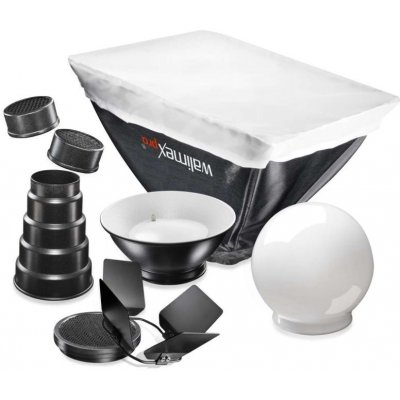 Walimex sada Goflash pro DSLR blesky vošt.filtr komínek softbox beauty dish ball – Zboží Živě
