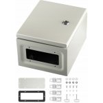 SucceBuy Elektrická skříňka 25x20x15CM Uzamykatelná Vodotěsná Šedo-Bílá – Hledejceny.cz