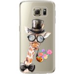 Pouzdro iSaprio - Sir Giraffe - Samsung Galaxy S6 Edge – Zboží Mobilmania