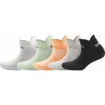 Crivit dámské sportovní ponožky 5 párů oranžová/zelená/bílá/černá/šedá – Zboží Dáma