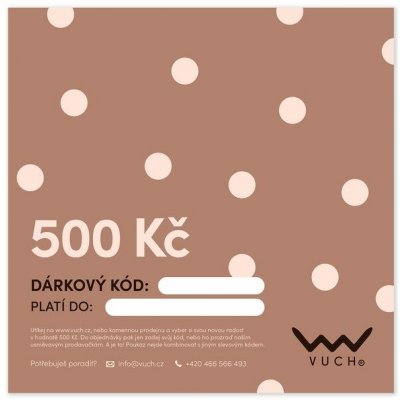 VUCH Elektronický dárkový poukaz v hodnotě 500 Kč – Hledejceny.cz