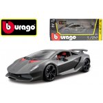 Bburago Plus Lamborghini Sesto Elemento Metallic šedá 1:24 – Zboží Mobilmania
