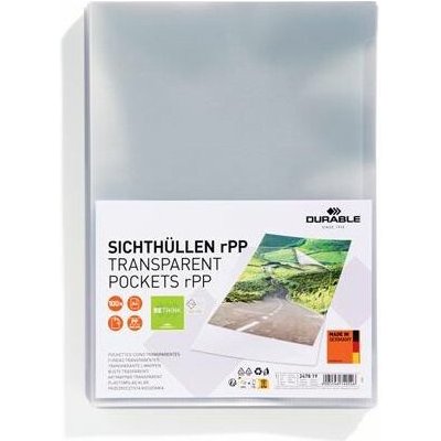 DURABLE rPP Euroobal L PP A4 100 mikronů onů 100 ks – Sleviste.cz