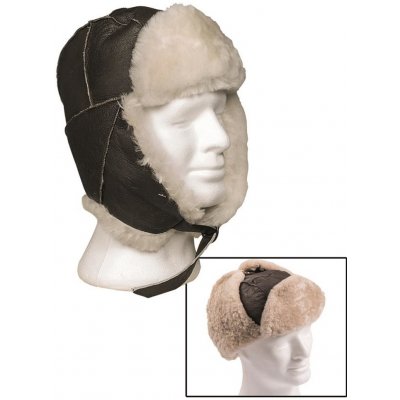 Beranice Mil-tec kožená US AF B3 hnědá – Zboží Dáma