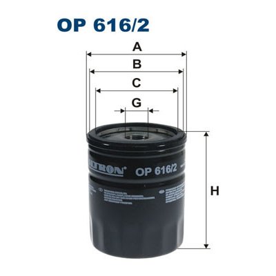 OP 616/2 FILTRON Olejový filtr – Sleviste.cz